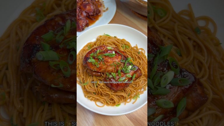 Ep. 1 FAST & FED- Soy sauce chicken and noodles #recipe #cooking #noodles