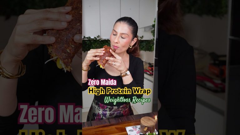 Weightloss Recipes by Meghna- 10g Protein per serving- Why this Paneer Rajma Wrap Beats Veg Sandwich