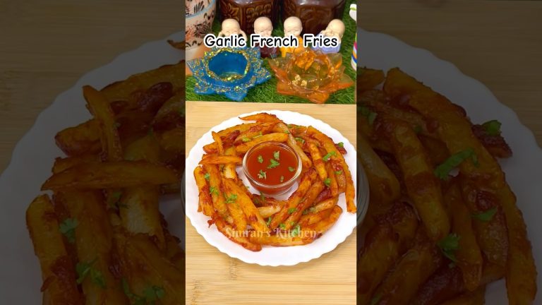 Crispy Garlic French Fries – The Ultimate Snack Upgrade #shorts #snacks #recipe #frenchfries #potato