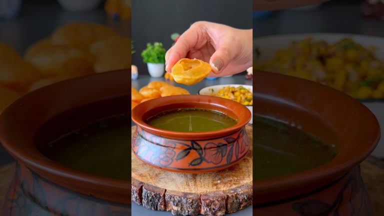 Sooji Atta Golgappa recipe #shorts #crispy #panipuri #golgappa #cooking