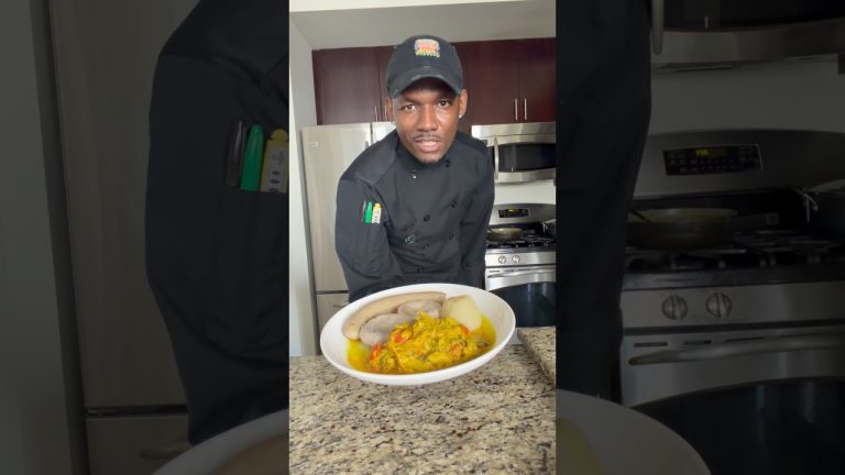 Coconut Curry Saltfish Rundown Jamaican style 🇯🇲