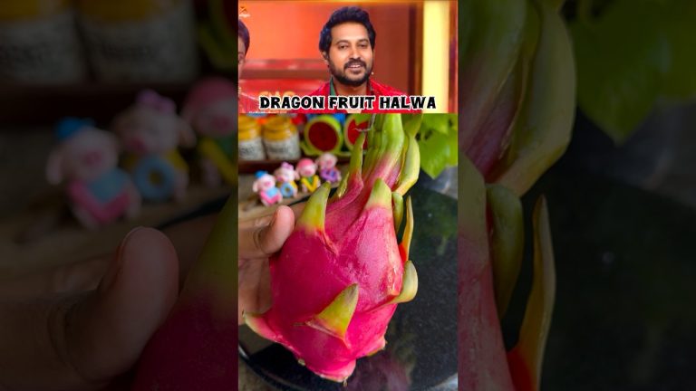 😱😍Dragon fruit halwa🔥Cook with comali 7 recipe| Easy halwa recipe Tamil #vijaytv #cookwithcomali7