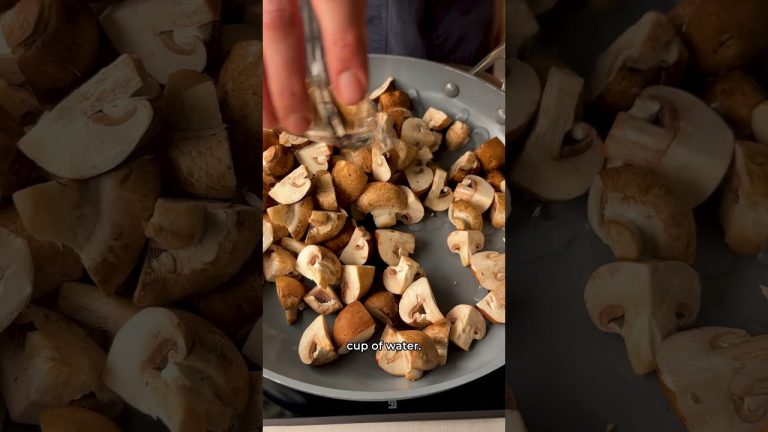 The Trick to Perfectly Cooked Mushrooms? Water.