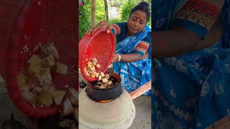 Kathal/Jackfruit fingers recipe #jackfruit #cooking #villagefood #shorts