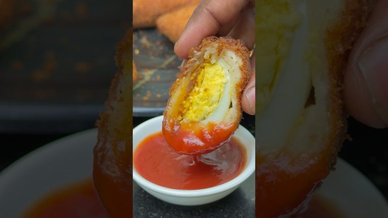 💢💥Bread Egg puff  🤩 | Yummy and delicious 🤤 #reel #recipe #shorts #eggsnacks #easysnack