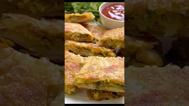 Breakfast Recipe ♥️ #recipe #viral #food #cooking #youtubeshorts #breakfast  #easyrecipe