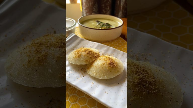 South Indian podi masala & coconut chutney #food #recipe #cooking #shorts #healthyfood #homecuisine