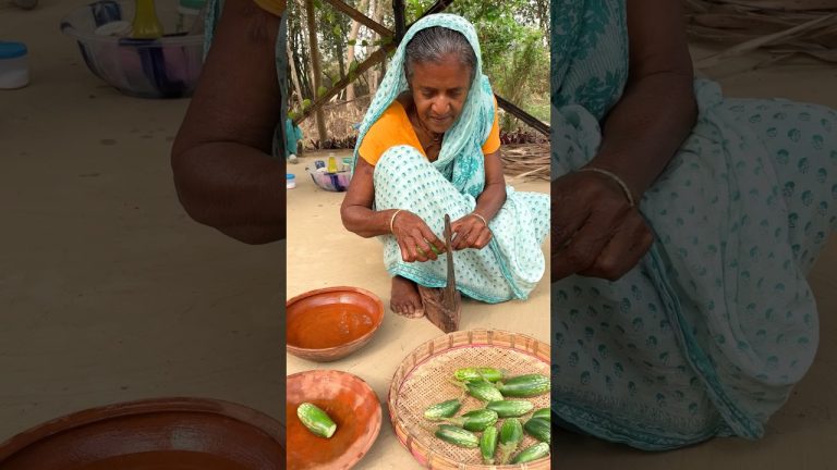 Delicious Stuffed Brinjal Curry | Village Style Begun Recipe #shorts #recipe #cooking #indianfood