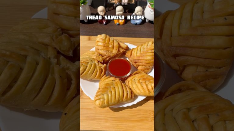 Tread samosa recipe #shorts #recipe #snacks #samosa #potato #shortsfeed #trending #viral #cooking