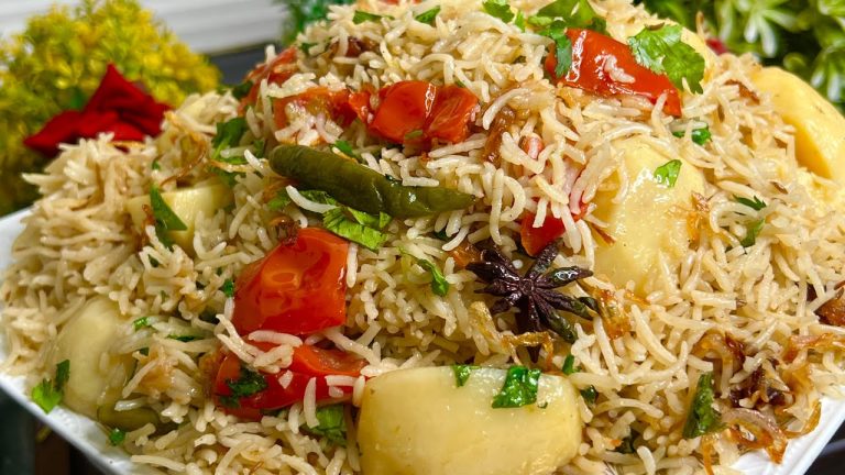 Aloo Yakhni Pulao Recipe | Simple & Flavorful Veg Pulao 😋 | Aloo Yakhni Pulao Banane Ka Asaan Tarika