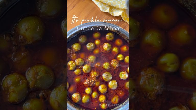 Gunde Ka Achaar / Lasoda Pickle #traditionalrecipe #pickle #food #recipe #cooking #healthyfood