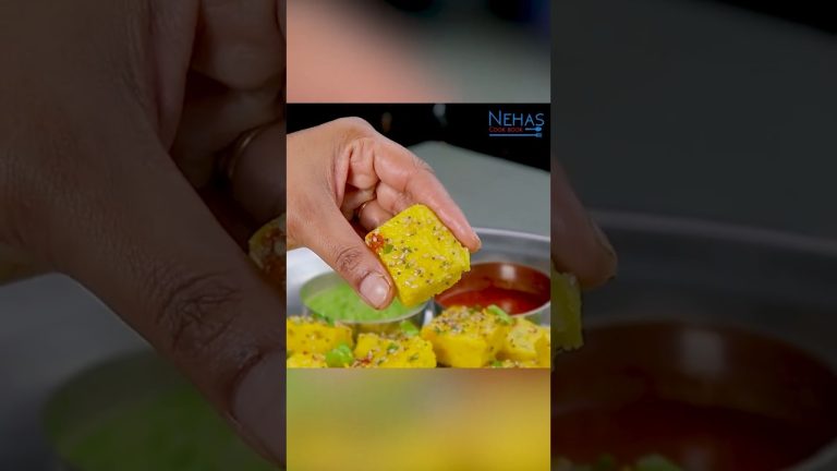 ઢોકળા પ્રીમિક્સ સાથે 12 મિનિટમાં ઢોકળા તૈયાર #instantlivedhokla #dhoklapremix #dhokla #recipe