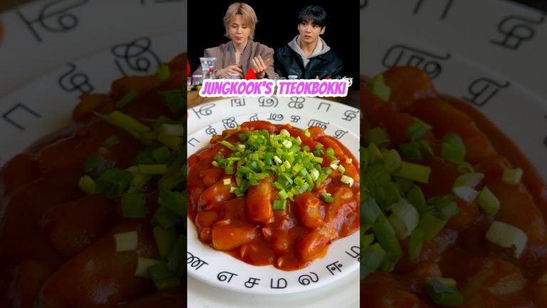 🐰💜BTS Jungkook Tteokbokki recipe🔥K drama food recipe|Korean street food #btstamilarmy #jungkook