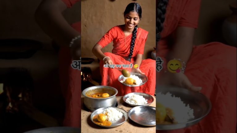 देसी गांव का खाना 😋#youtubeshorts #special #recipe #indianfood #cooking #villagelife #rekhakirasoi
