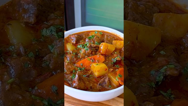 Mexican Beef Stew Recipe | Guisado de Res #shorts