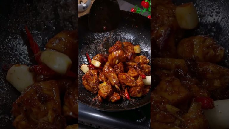 Sharing a recipe for braised chicken, it’s tender, tasty and delicious  #cooking #recipe