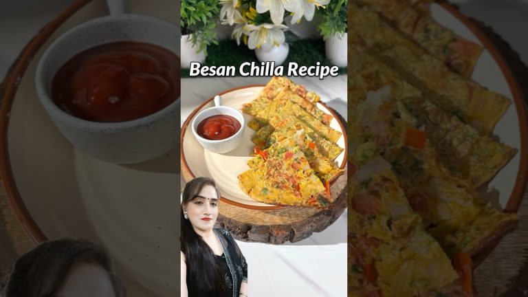 Trending Besan Chilla Recipe #besan #recipe #shorts