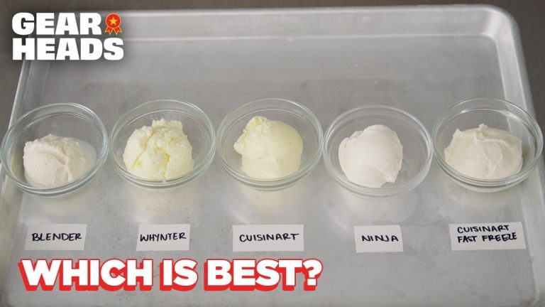 We Tasted Vanilla Ice Cream from 5 Ice Cream Makers (Cuisinart, Ninja CREAMi, Whynter) | Gear Heads