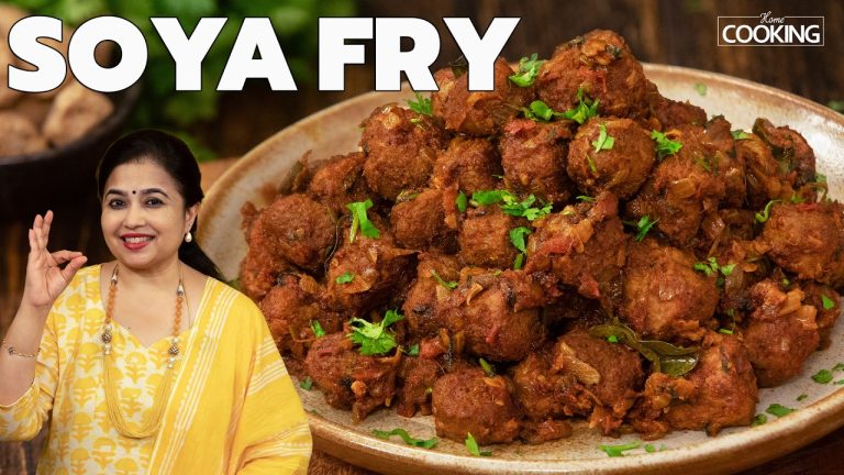 Soya Fry | High Protein Meal Maker Fry | Soya Chunks Recipe | Perfect with Rice & Chapathi