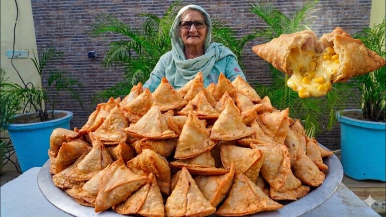 100+ Cheese Samosas! 🧀 By Granny || Street Samosa | Indian Recipes | cheese recipes | Perfect Samosa