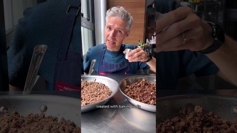 Why Baking Soda Makes Better Ground Beef
