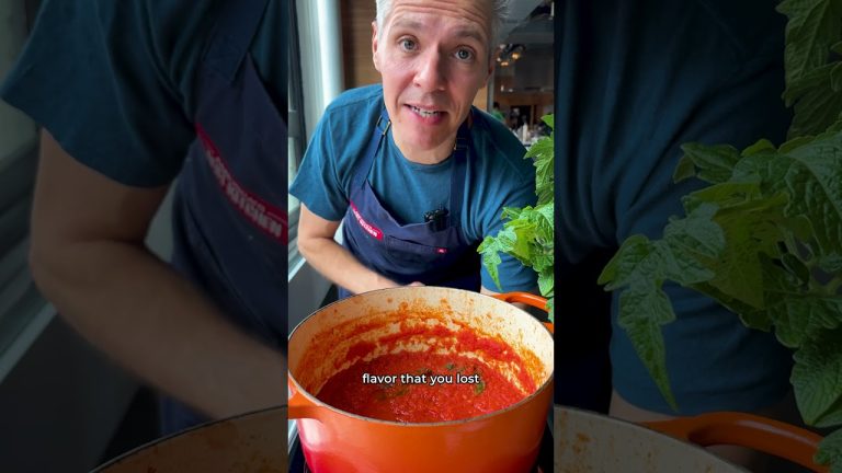 For the Best Tomato Sauce, Add the Leaves
