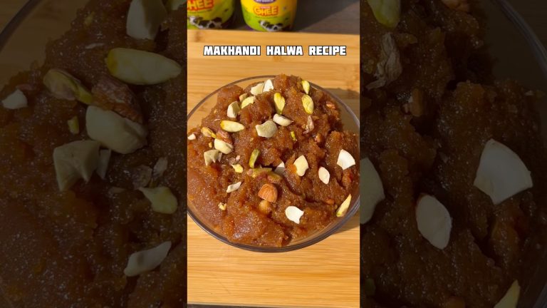 Viral makhandi halwa recipe #shorts #recipe #halwa #dessert #trending #viral #shortsfeed #cooking
