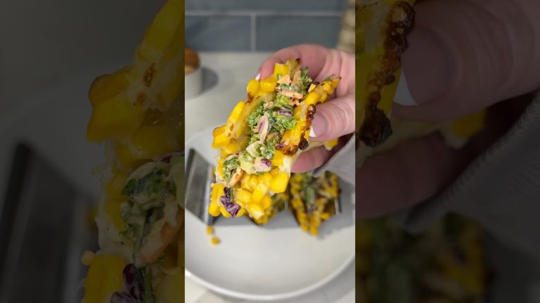 viral corn tacos recipe 🌽 #corn #recipe #food #cooking #easyrecipe #shorts #tacos #snacks #foodie