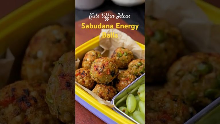 Viral Sabudana Energy Balls | Appe | Kids tiffin Box Ideas  | easy Recipes  #indian #schooltiffinbox