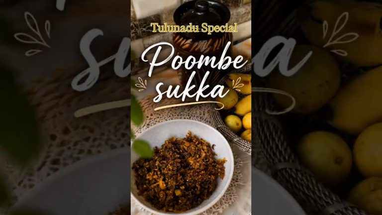 Poombe sukka | poombe palya #recipe #cooking #asmr #fyp #viralshorts #southindianfood