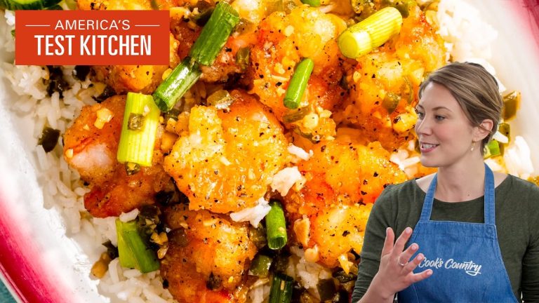 Fried Shrimp with Buttery, Umami-Rich Garlic-Jalapeño Sauce | America’s Test Kitchen