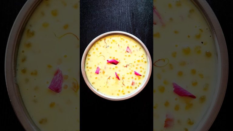 Sabudana Kheer Recipe | How To Make  Sabudana Kheer | Sago Recipes | Upvas Recipes | Vrat Recipes |