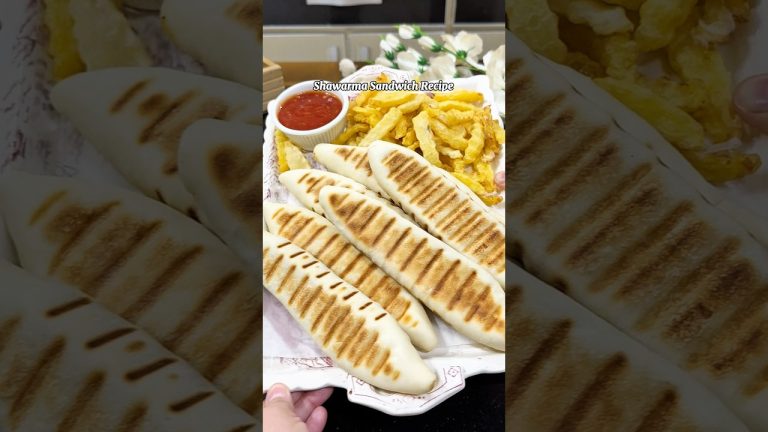 Make Shawarma Sandwich Recipe like a pro with This Trick !#cooking #recipes