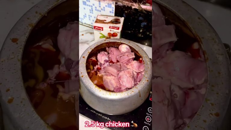 2.5 kg chicken 🍗 #desi #food #spicy #cooking #recipe #foodie