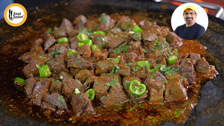 Easy Masala Tawa Kaleji Recipe by Asad Memon-Food Fusion (Bakra Eid Special)