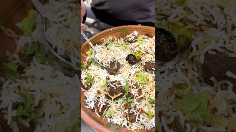 Beef White Biryani Recipe  #cooking #recipes #biryani #shorts