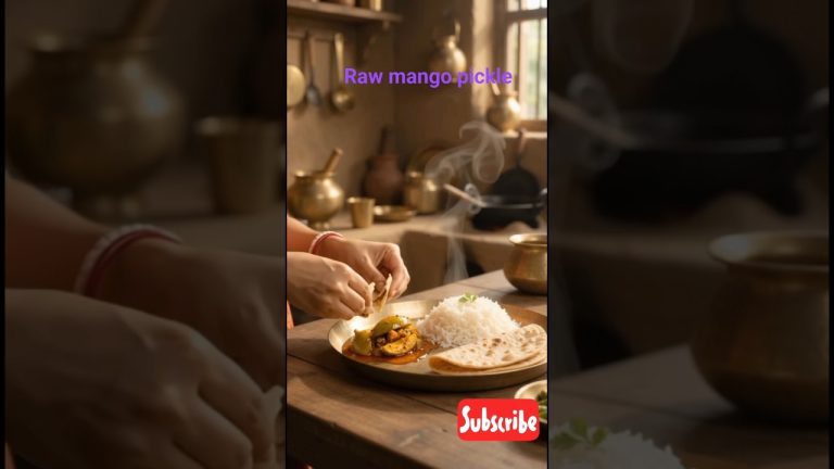 Delicious pickled raw mangoes #cooking #viralfood #recipe #foodreels