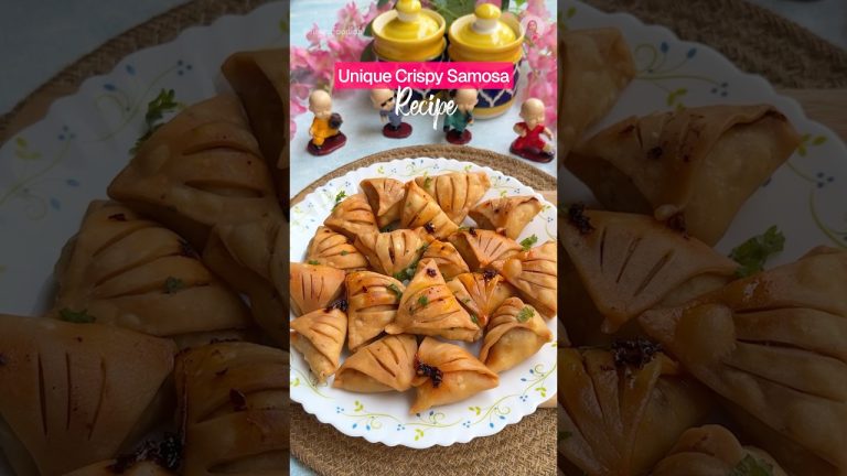 How to make Crispy Samosa at home 😍 #trending #recipe #viral #cooking #food