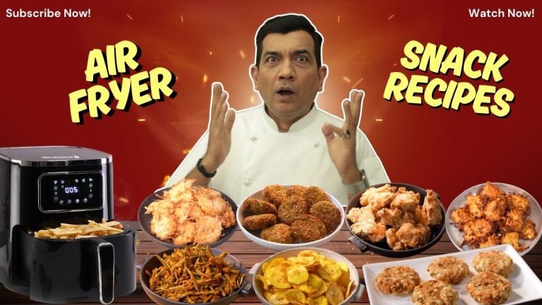 Air fryer Snack Recipes | Wonderchef Air Fryer Recipes | Sanjeev Kapoor Khazana