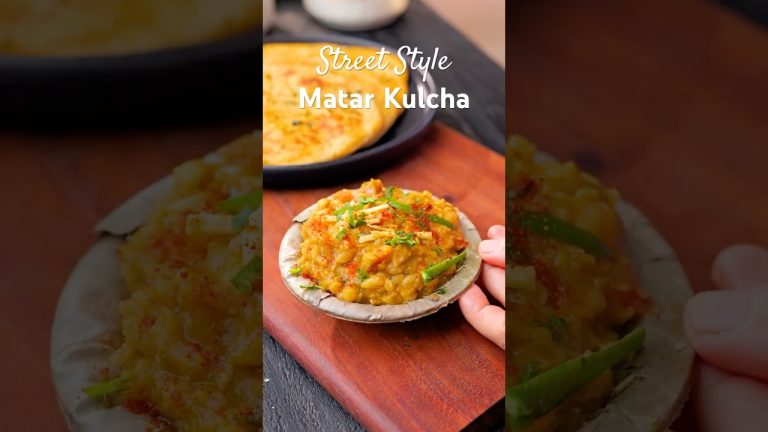 Street Style Matar Kulcha at Home | easy Matar Kulcha Recipe #recipe