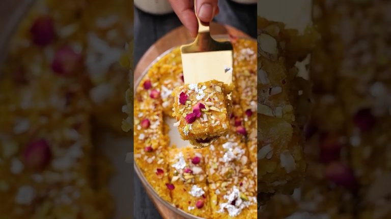 Super tasty and addictive mithai at home in Just 20 mins | Sev ki Barfi | Quick & Easy #recipe