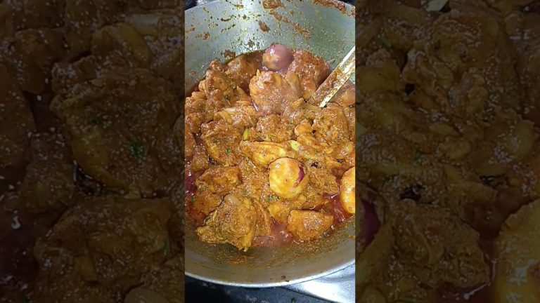 চিকেন কষা/chicken kosha #shorts #youtubeshort#chicken# #cooking #recipe #chicken kosha
