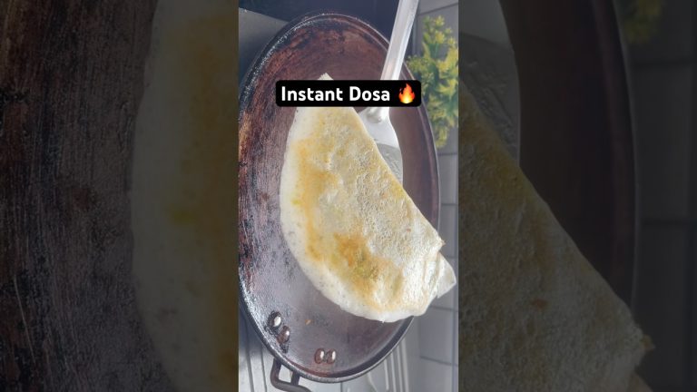 Instant Masala Dosa | Easy Breakfast Recipe 😍 #shorts #cooking #breakfast #ytshorts