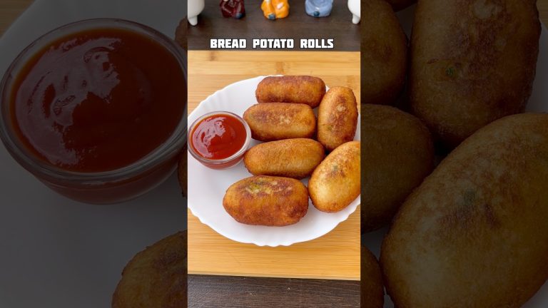 Bread potato roll #shorts #recipe #bread #potato #trending #viral #shortsfeed #snacks #cooking