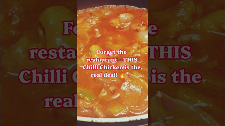 POV: You just found the desi style Chilli Chicken recipe you were looking for ✨#shorts #recipeshorts