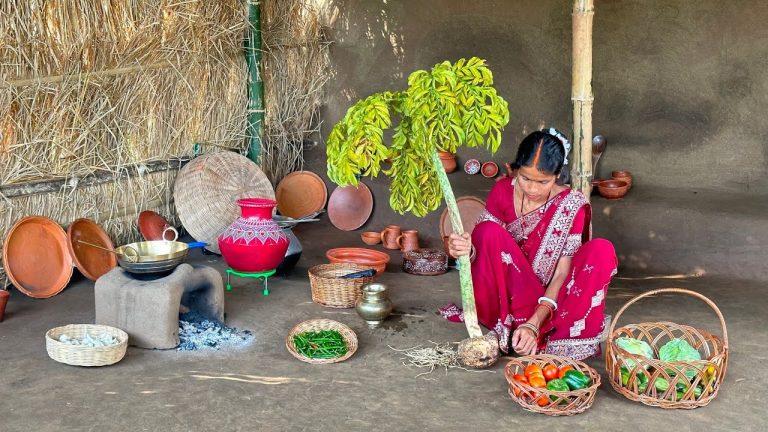 Village Style Suran Recipe 🌿 | Organic Elephant Foot Yam Cooking | VR Traditional Life