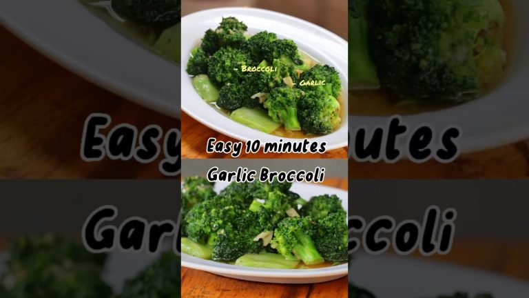 Easy 10 minutes Garlic Broccoli | Broccoli and Garlic Recipes | Easy And Quick Broccoli Recipes