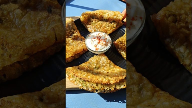 Crispy Sabudana Chilla | Navratri Vrat Special Snack #shorts #snack #viralvideo #shortsfeed