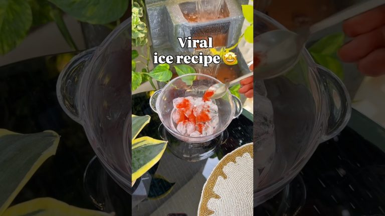 Viral spicy Ice recipe 🤩 | Must try recipe | #shorts | Kabitaskitchen