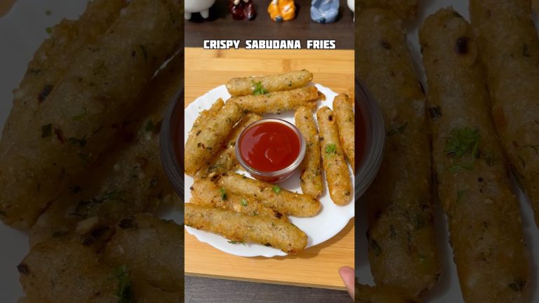 Crispy sabudana fries recipe #shorts #recipe #sabudana #fries #trending #viral #shortsfeed #cooking